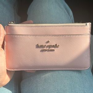 Kate Spade light pink leather wallet